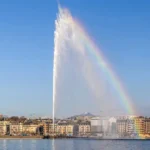 Jet d'eau de Genève, travailleurs frontaliers en Suisse